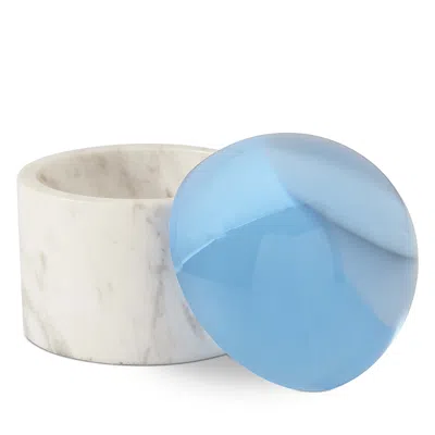 JONATHAN ADLER SMALL GLOBO BOX - BLUE