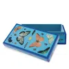 Jonathan Adler Small Lacquer Botanist Box In Blue