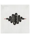 Jonathan Adler Snake Cocktail Napkins In Black