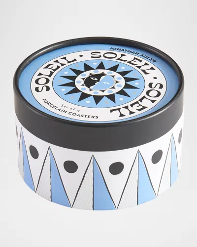 Jonathan Adler Soleil Coasters, Set Of 4 In Multi