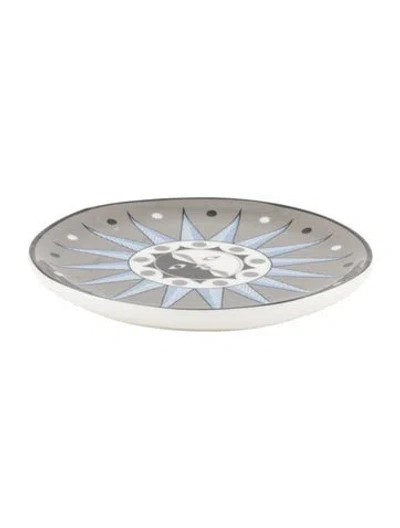 Pre-owned Jonathan Adler Soleil Dish In Black/metallic