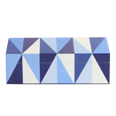 Jonathan Adler Sorrento Box - Small In Blue
