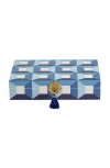 Jonathan Adler Sorrento Lacquer Jewelry Box In Multi