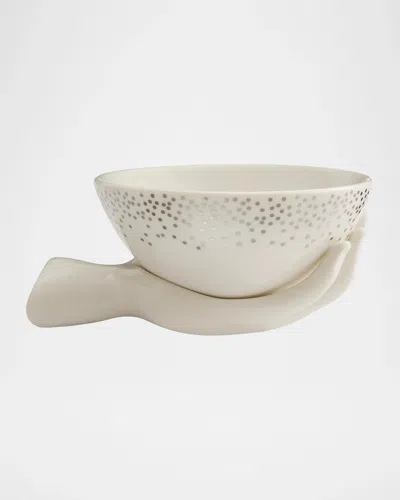 Jonathan Adler Sparkling Eve Accent Bowl In Neutral