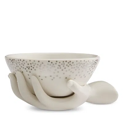 Jonathan Adler Sparkling Eve Bowl In White