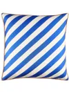 Jonathan Adler Striped Cushion In Blue