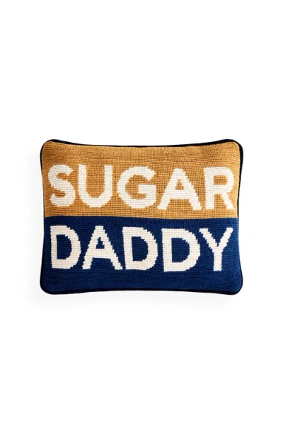 Jonathan Adler Sugar Daddy Needlepoint Pillow In Multi
