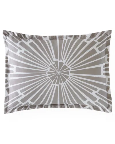 Jonathan Adler Sunburst Sham In Gray