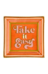 Jonathan Adler Take It Easy Square Tray In Multi