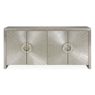 Jonathan Adler Talitha 68.5'' Sideboard In Silver