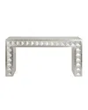 Jonathan Adler Talitha Waterfall Console Table In Silver