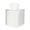 Jonathan Adler Hollywood Tissue Box In White