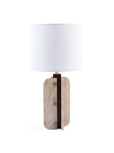 Jonathan Adler Topanga Column Table Lamp In White