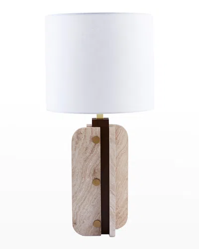 Jonathan Adler Topanga Column Table Lamp In Neutral