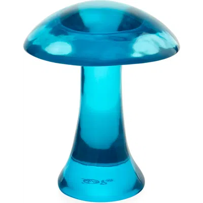 Jonathan Adler Turquoise Acrylic Mushroom Objet