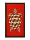 Jonathan Adler Turtle Beach Towel In Red