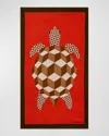 Jonathan Adler Turtle Beach Towel In Orange