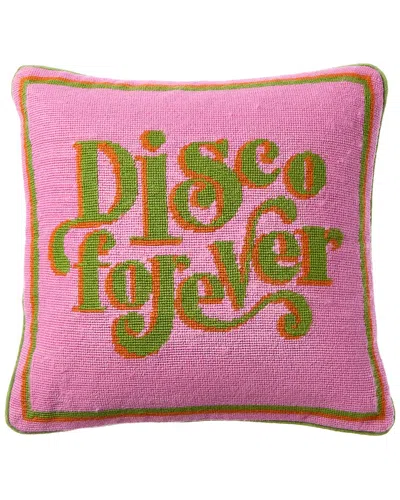 Jonathan Adler Us Kit Disco Forever Needlepoint Pillow