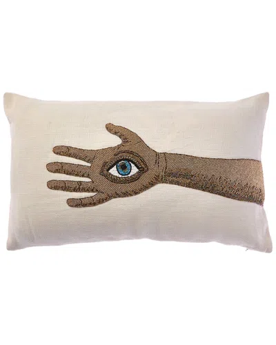 Jonathan Adler Us Palmistry Beaded Pillow - 12' X 20' In Multi