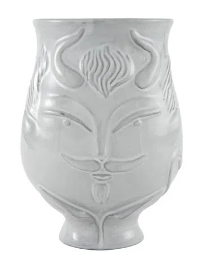 Pre-owned Jonathan Adler Utopia Devil & Angel Vase In Gray