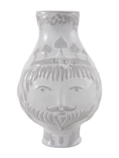 Pre-owned Jonathan Adler Utopia King/queen Vase In Gray
