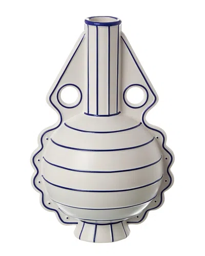 Jonathan Adler Venezia Large Vase In Blue