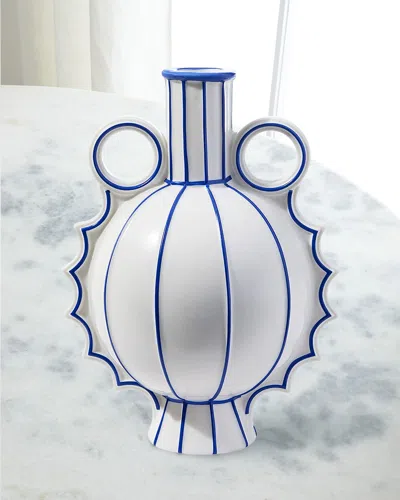 Jonathan Adler Venezia Vase - Small In Blue