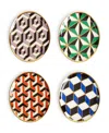 Jonathan Adler Versailles 4-pc. Coaster Set In Multi