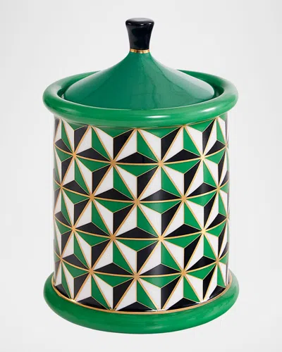 Jonathan Adler Versailles Short Canister In Green