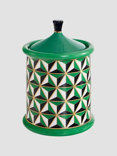Jonathan Adler Versailles Short Canister In Green