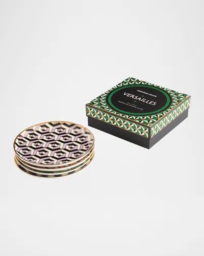 Jonathan Adler Versailles Small Plates, Set Of 4 In Multi