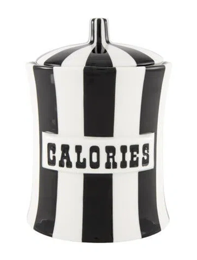 Pre-owned Jonathan Adler Vice Calories Canister In Multi