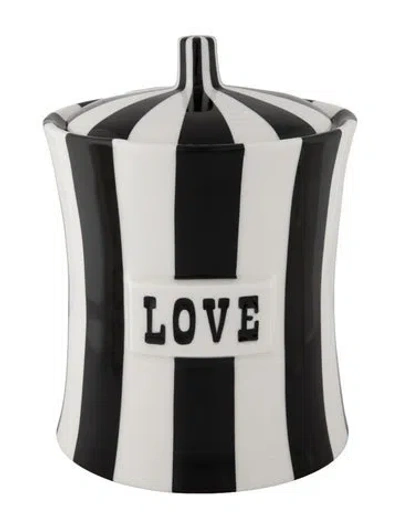 Pre-owned Jonathan Adler Vice Love Canister In Black
