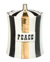 Jonathan Adler Vice Gilded Peace Canister In Multi