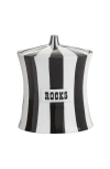 Jonathan Adler Vice Rocks Ice Bucket In Black