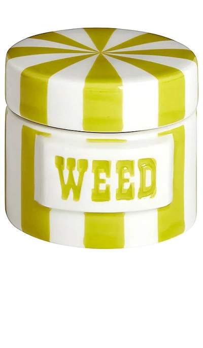Jonathan Adler Vice Weed Canister In N,a