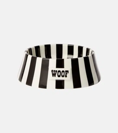 Jonathan Adler Vice Woof Porcelain Pet Bowl