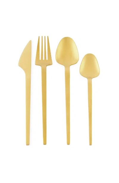 Jonathan Adler Vienna Gold Flatware 24pc Set