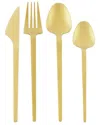 Jonathan Adler Vienna 24pc Flatware Set In Gold
