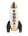 Jonathan Adler Vodka Rocket Decanter In White/black