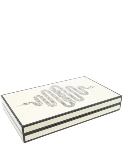 Jonathan Adler Eden Backgammon Set In Neutrals