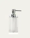 Jonathan Adler White Hollywood Pump Dispenser In Clear/ White