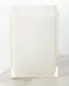 Jonathan Adler White Hollywood Trash Bin In Clear/ White