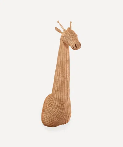Jonathan Adler Wicker Giraffe Wall Art