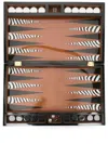 Jonathan Adler Zebra Backgammon Set In Brown