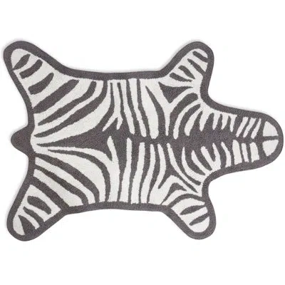 Jonathan Adler Zebra Bathmat In Gray