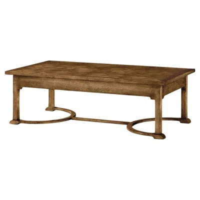 Pre-owned Jonathan Charles Arts & Crafts Oak Coffee Table In Brown