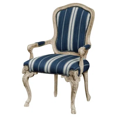 Pre-owned Jonathan Charles English Rococo Armchair In Brown