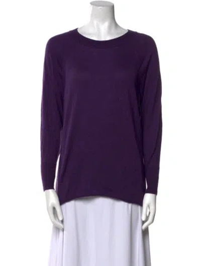 Pre-owned Jonathan Cohen Crew Neck Sweater In Purple