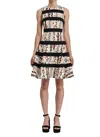 Jonathan Cohen Pathwork Sleeveless Mini Dress
